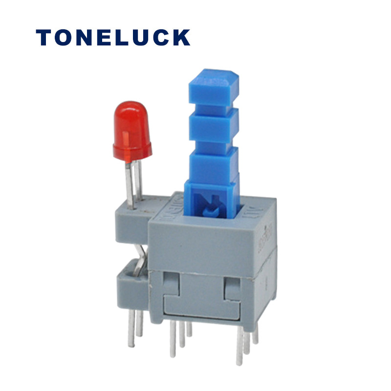 0.10A 30VDC 8腳側(cè)插 LTV 77直鍵電源開(kāi)關(guān) 自鎖開(kāi)關(guān) 按鈕按鍵開(kāi)關(guān)