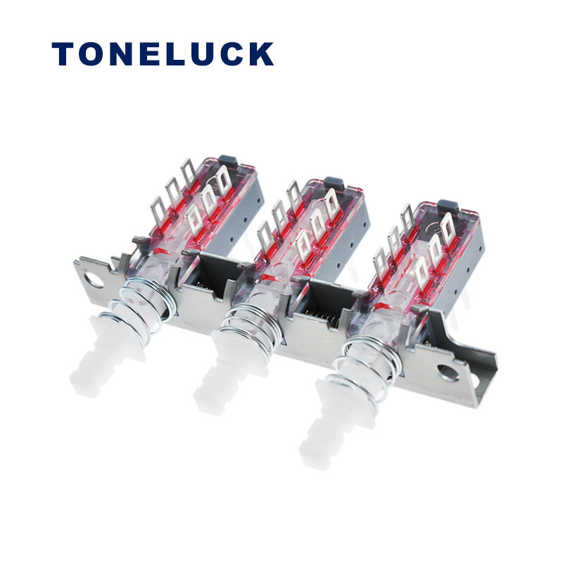 TONELUCK供連體琴鍵開關(guān) 數(shù)字調(diào)音臺(tái)6腳帶支架PBN-3直鍵鎖位開關(guān)