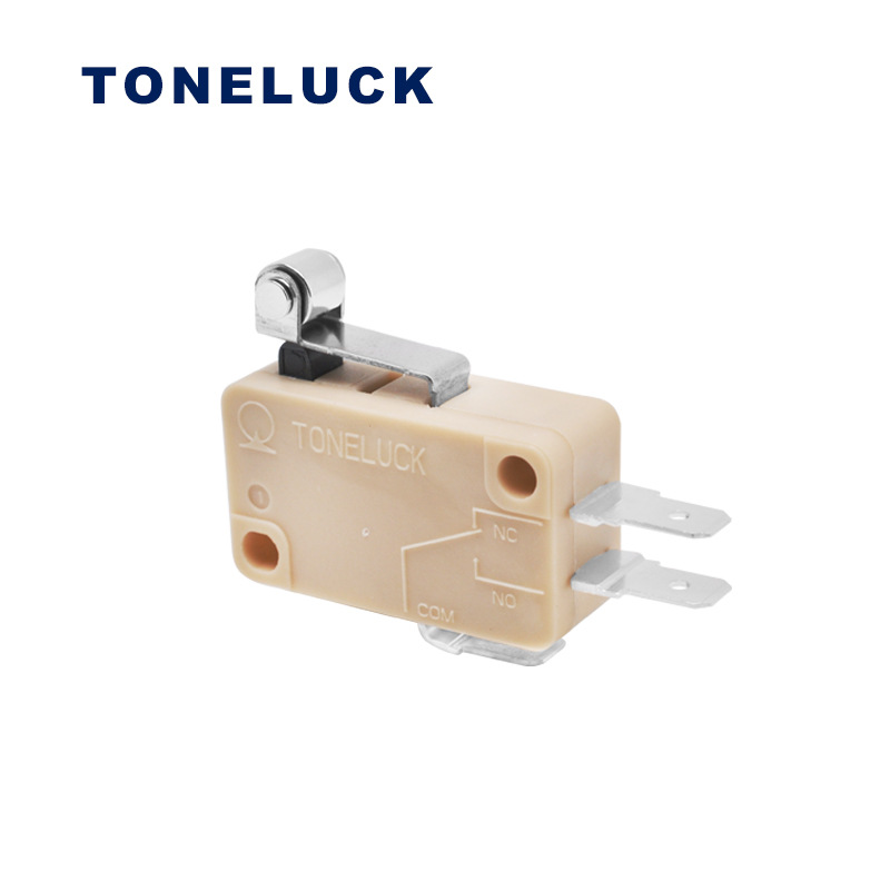 TONELUCK 帶滾輪手柄洗碗機(jī)行程開(kāi)關(guān) 16A電流商用烘烤箱微動(dòng)開(kāi)關(guān)